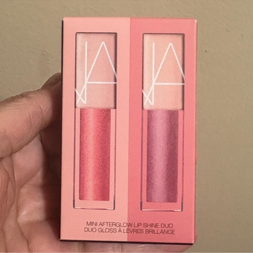 NARS Mini Afterglow Lip Shine Duo — ORGASM/UNBROKEN Brand New Never Opened - Picture 5 of 9